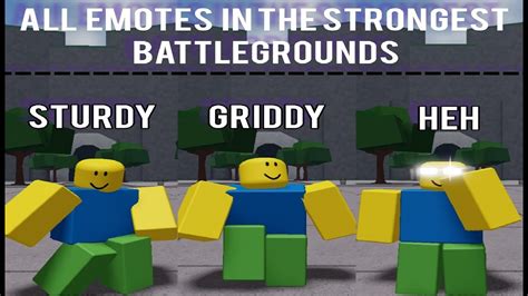 emotes the strongest battlegrounds|strongest battlegrounds emote unlock.